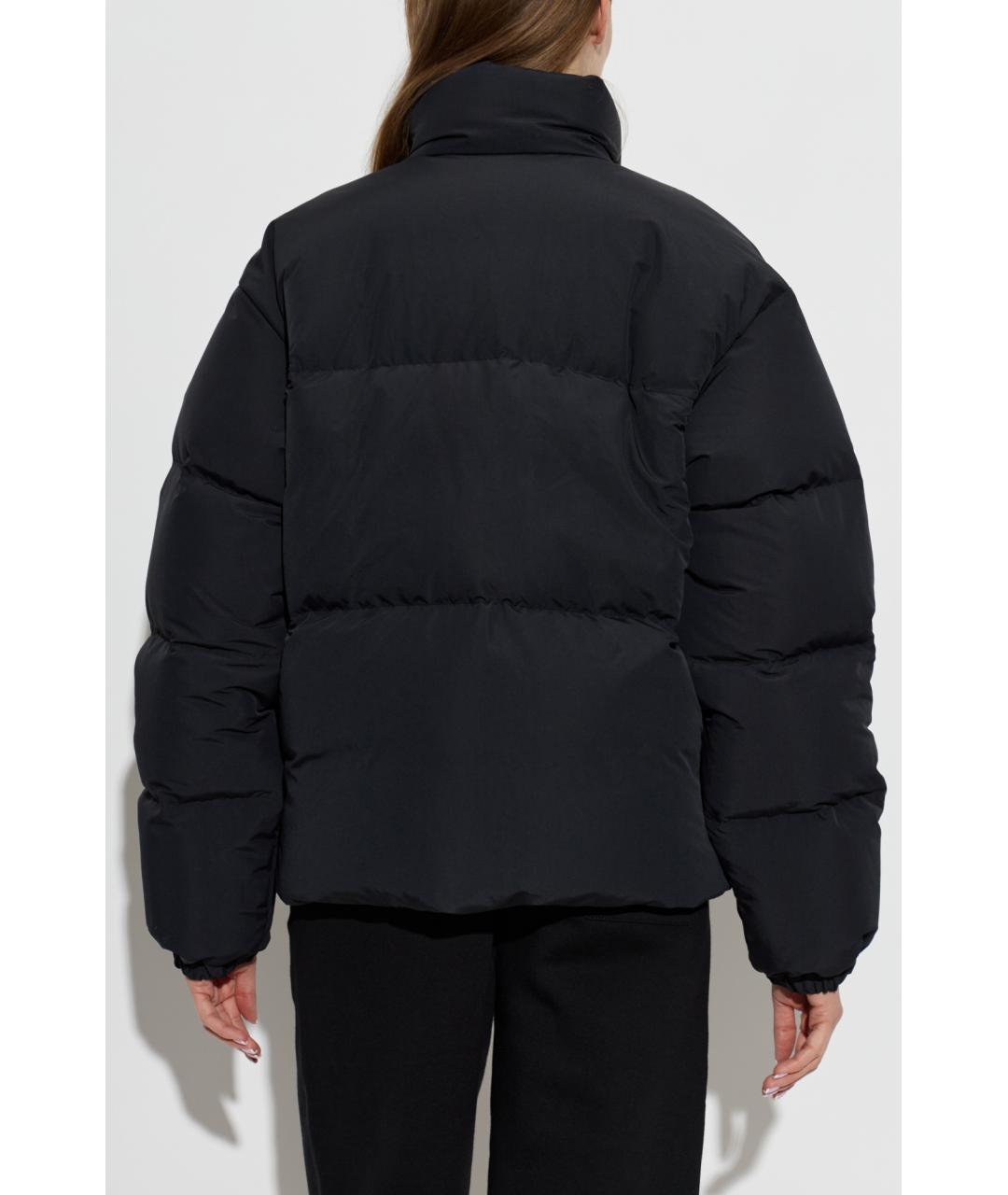 JIL SANDER Черный полиэстеровый пуховик, фото 3