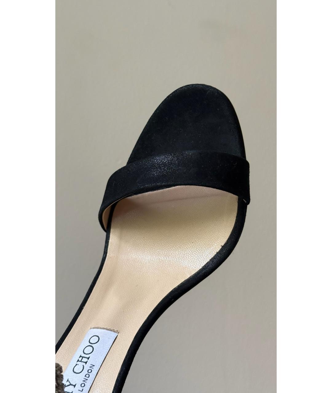 JIMMY CHOO Черные босоножки, фото 6