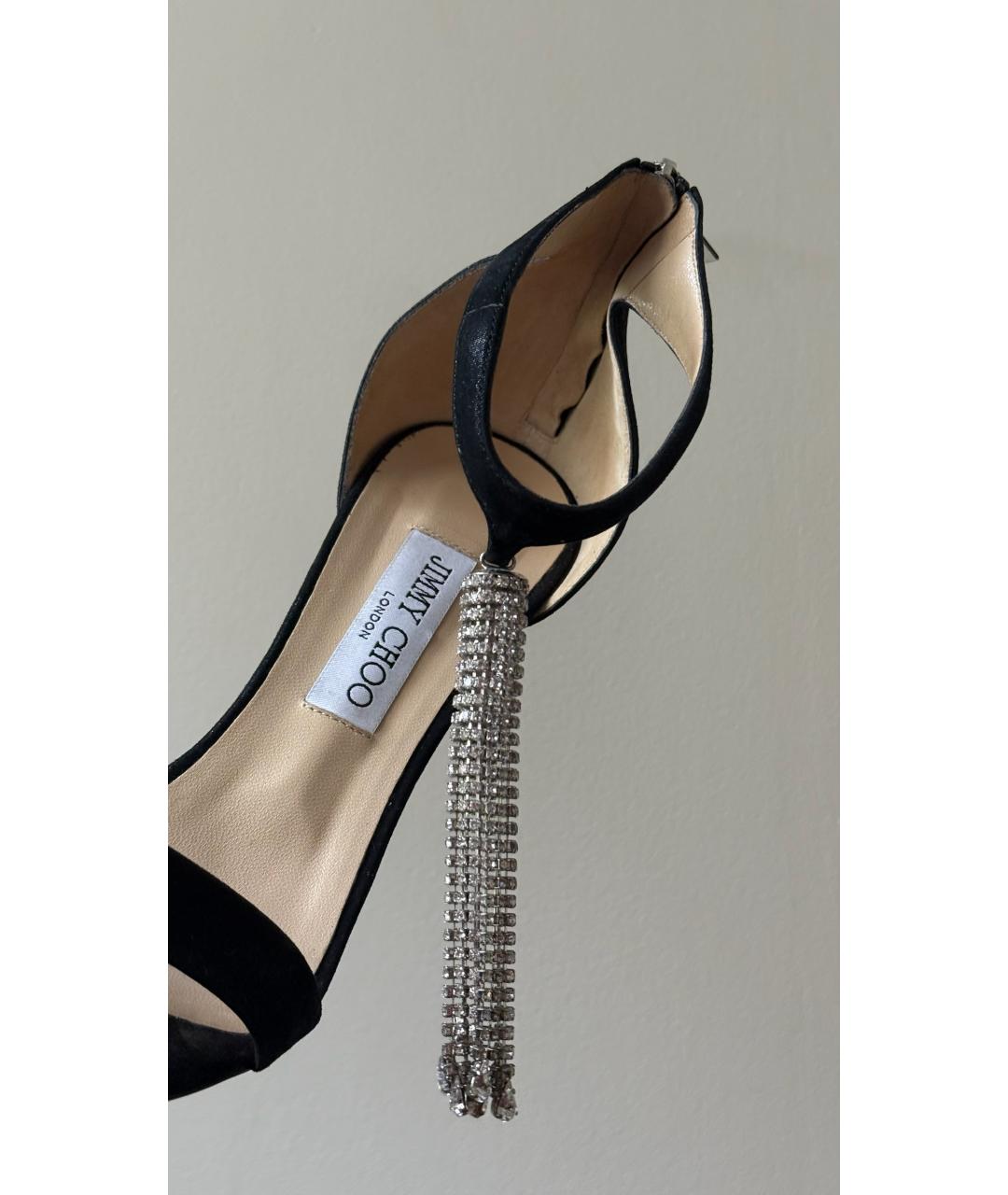 JIMMY CHOO Черные босоножки, фото 7