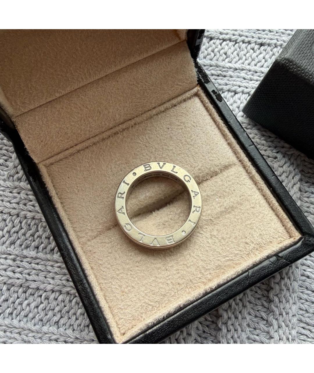 BVLGARI Голубое кольцо из белого золота, фото 5