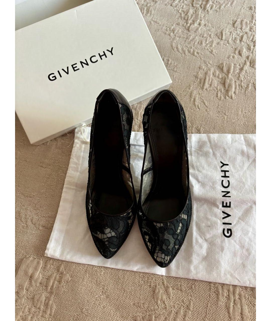 GIVENCHY Черные текстильные туфли, фото 3