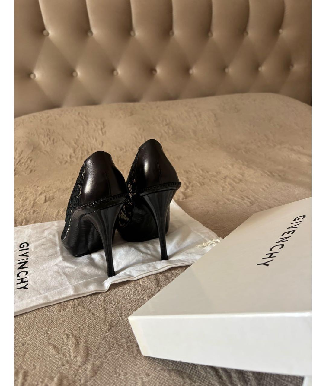 GIVENCHY Черные текстильные туфли, фото 4