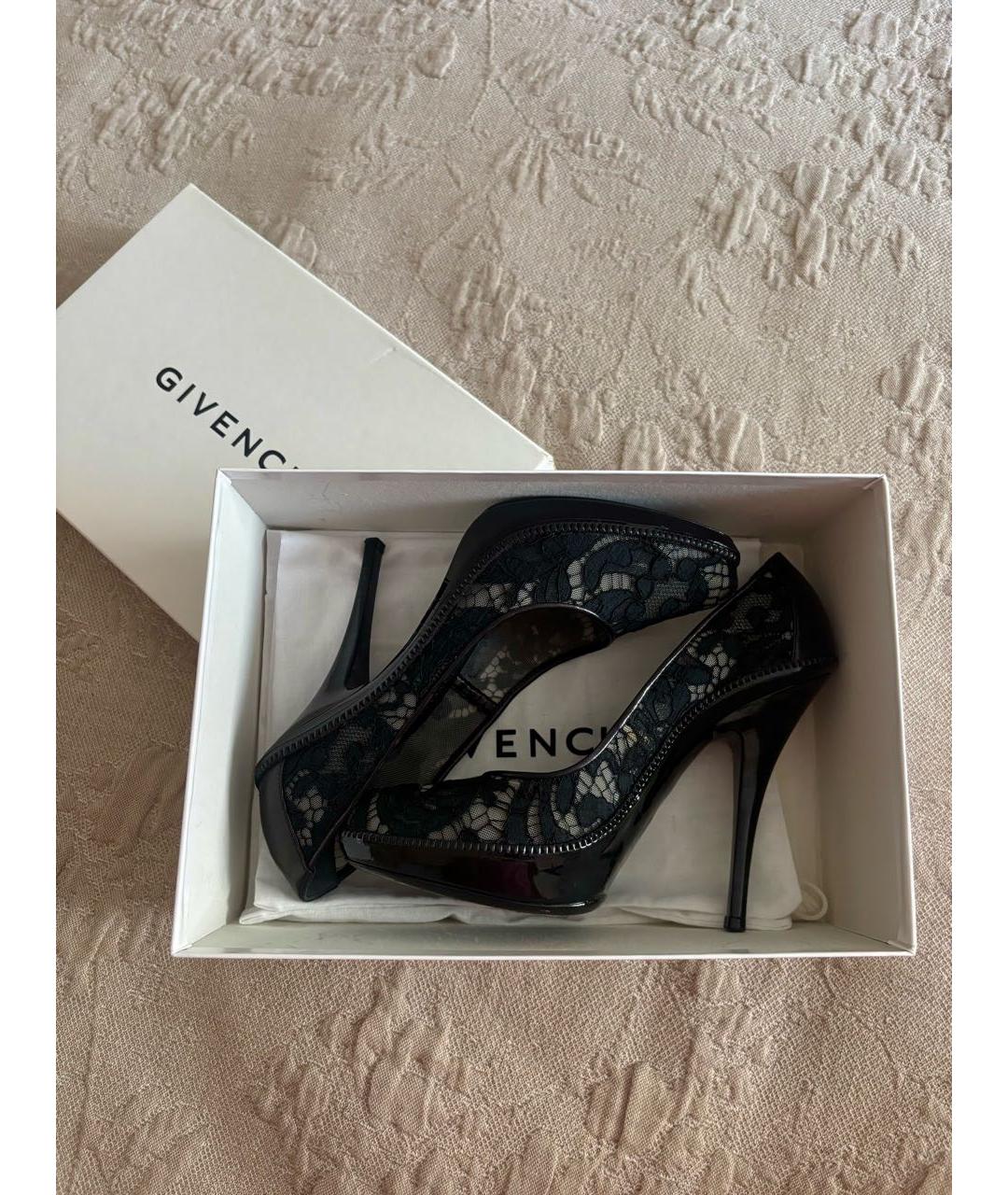 GIVENCHY Черные текстильные туфли, фото 5