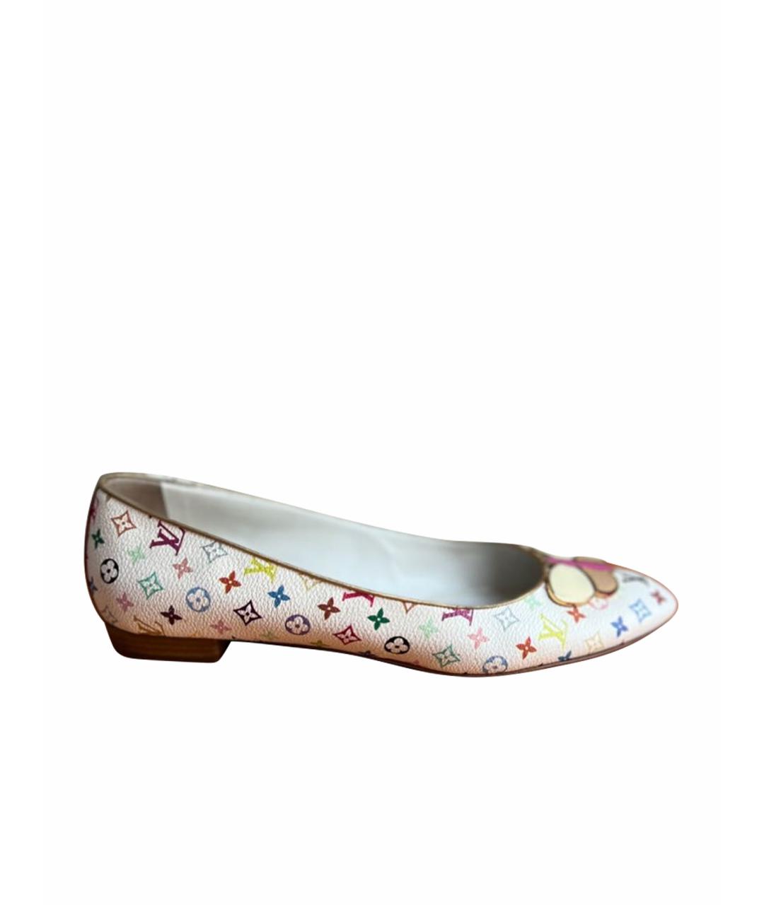 LOUIS VUITTON Кожаные балетки, фото 1
