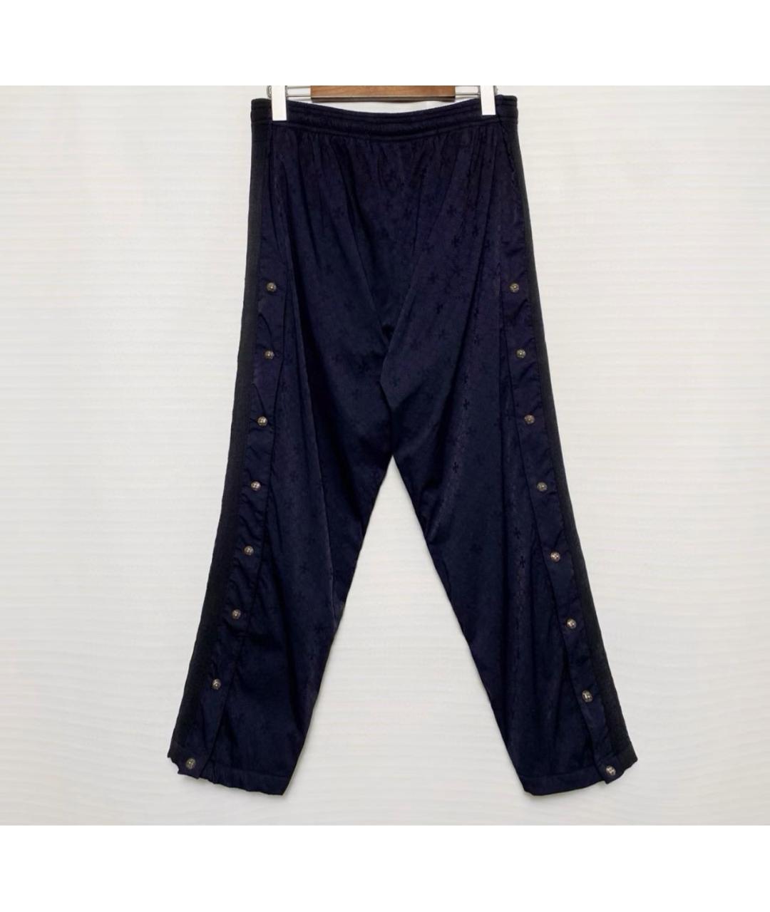 CHROME HEARTS Черные синтетические повседневные брюки, фото 2