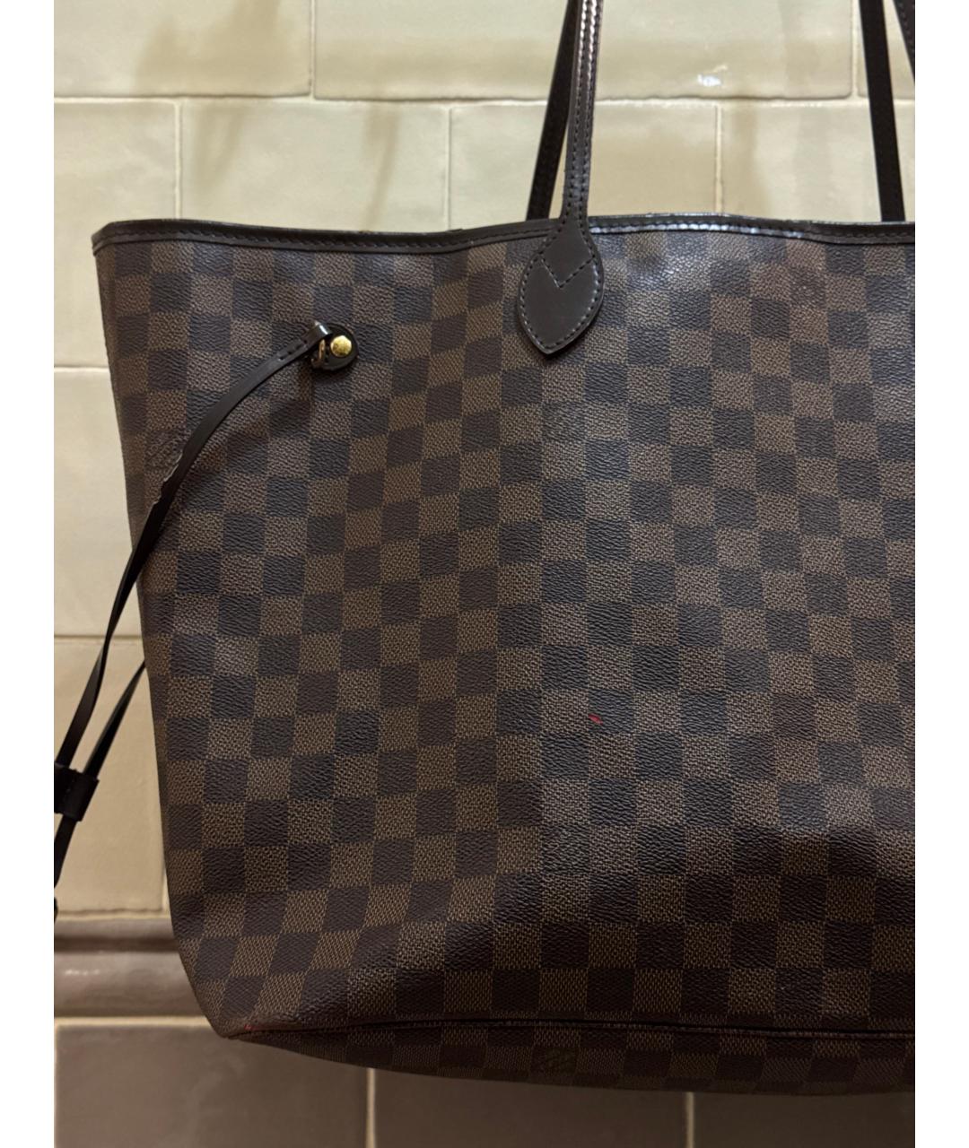LOUIS VUITTON Коричневая сумка тоут, фото 2