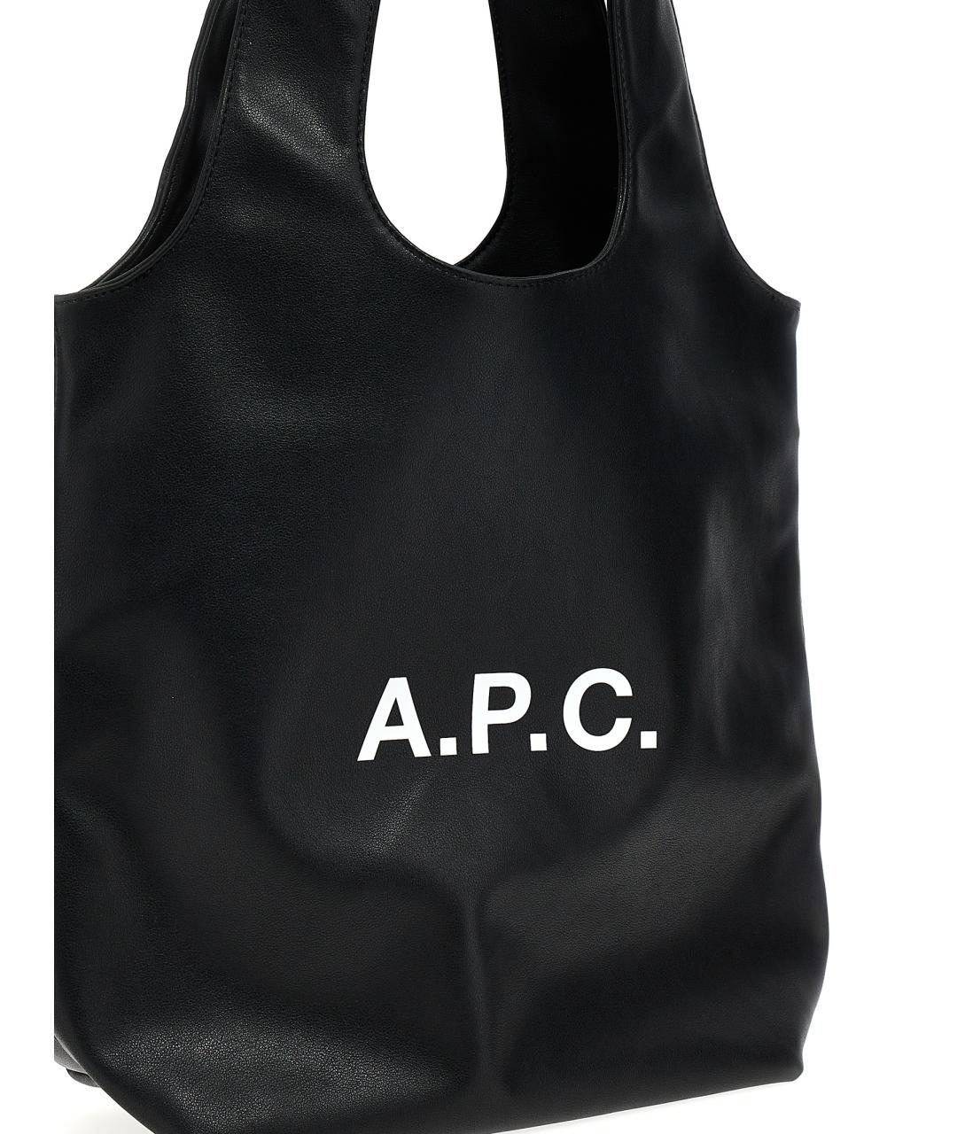 A.P.C. Белая сумка тоут из искусственной кожи, фото 3