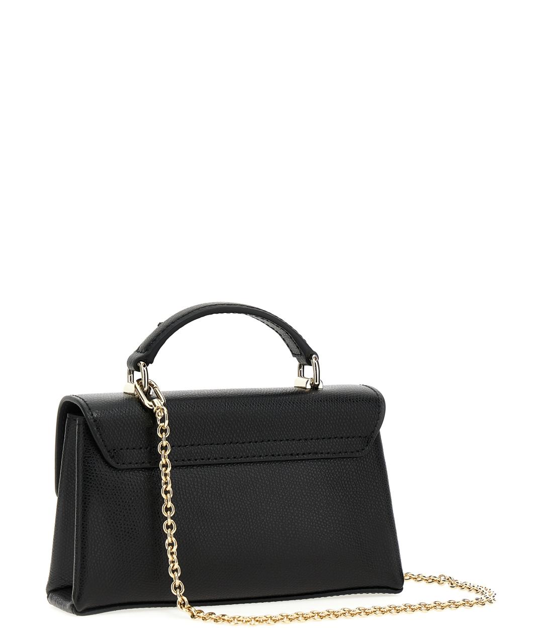 FURLA Черная кожаная сумка через плечо, фото 2