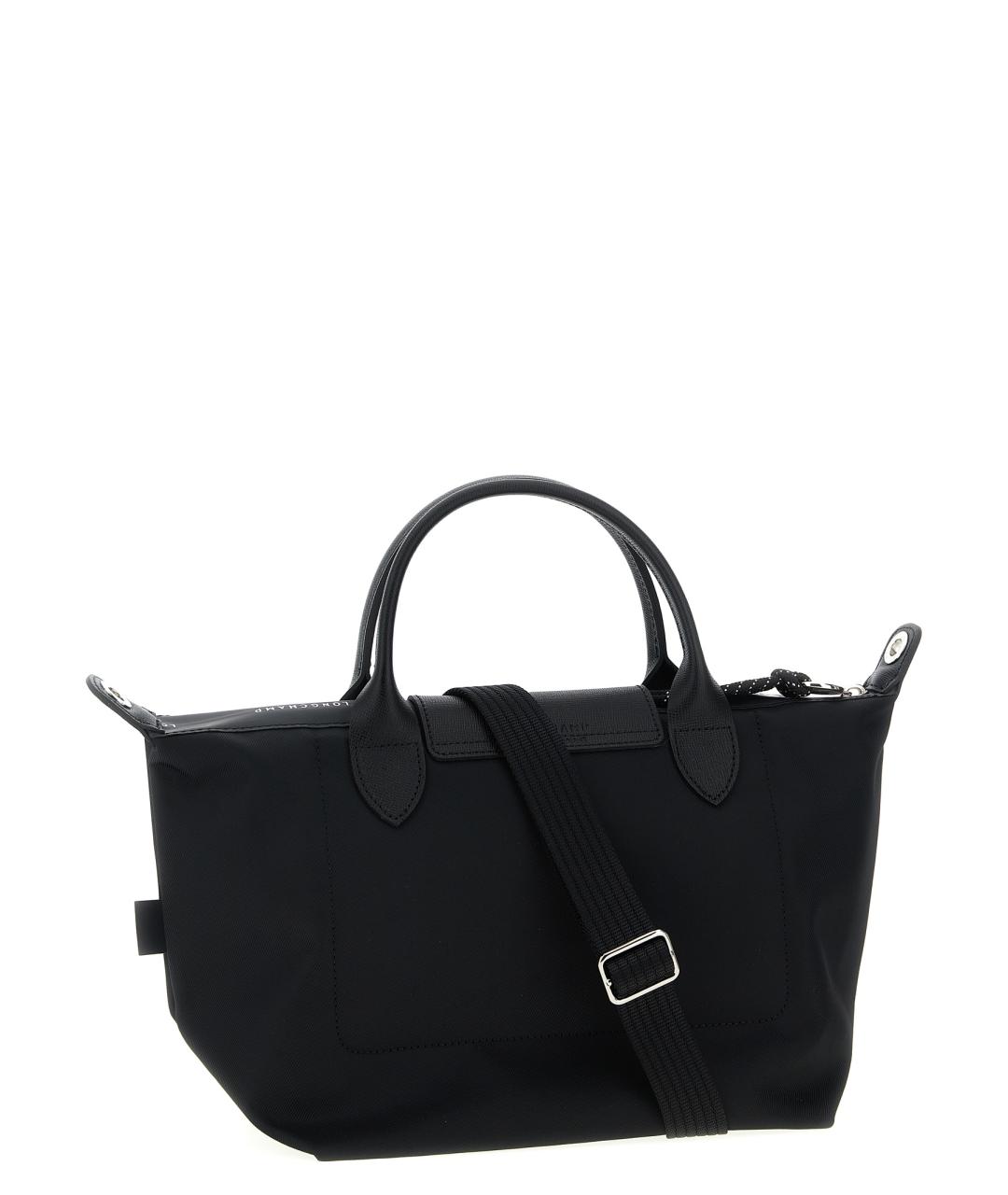 LONGCHAMP Черная синтетическая сумка тоут, фото 2
