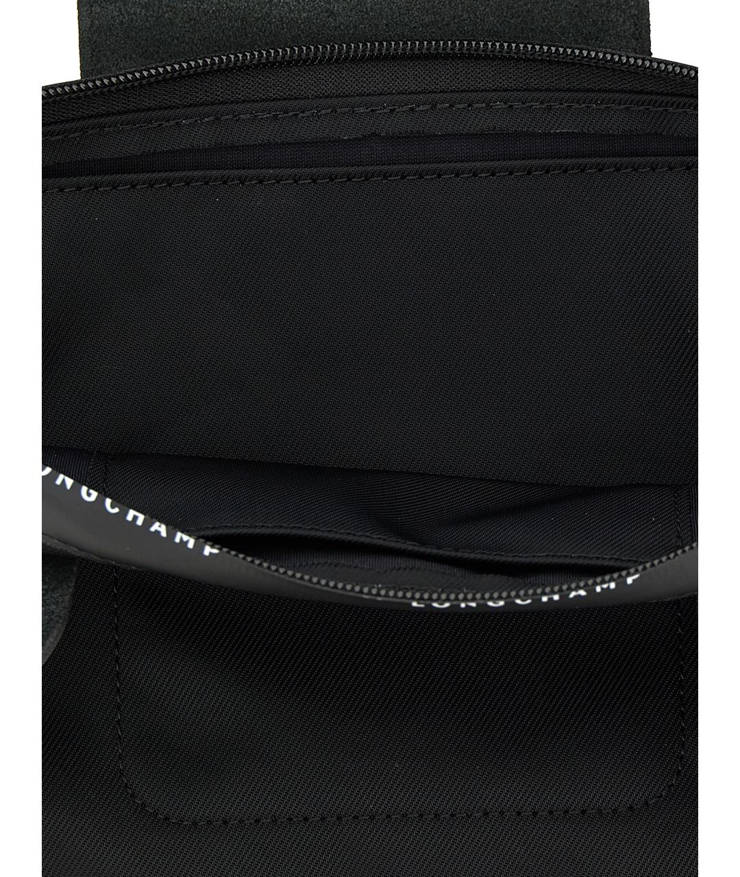 LONGCHAMP Черная синтетическая сумка тоут, фото 4