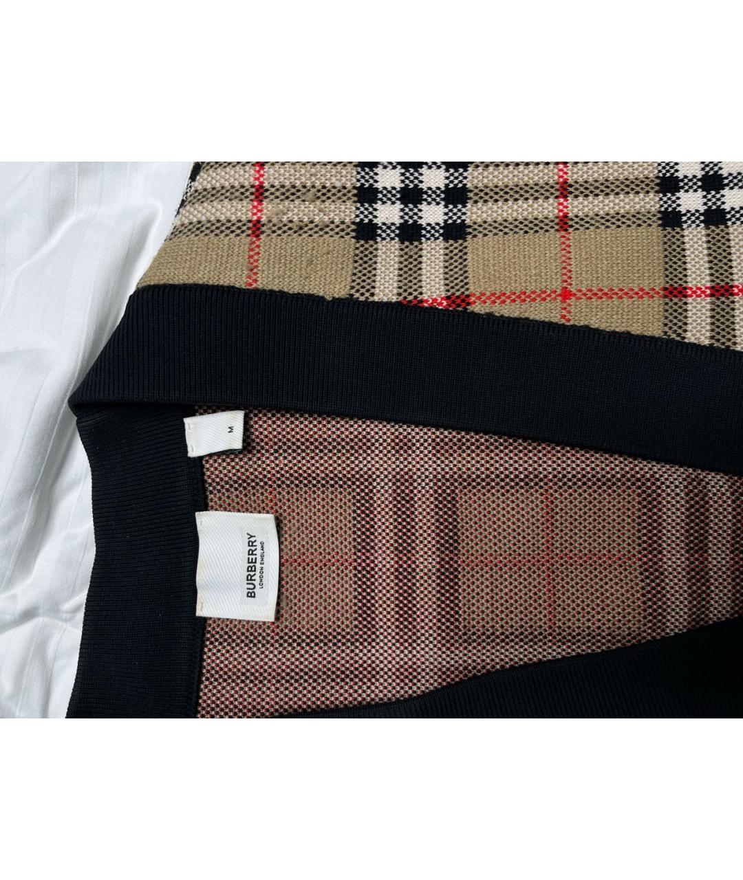 BURBERRY Бежевый шерстяной кардиган, фото 3