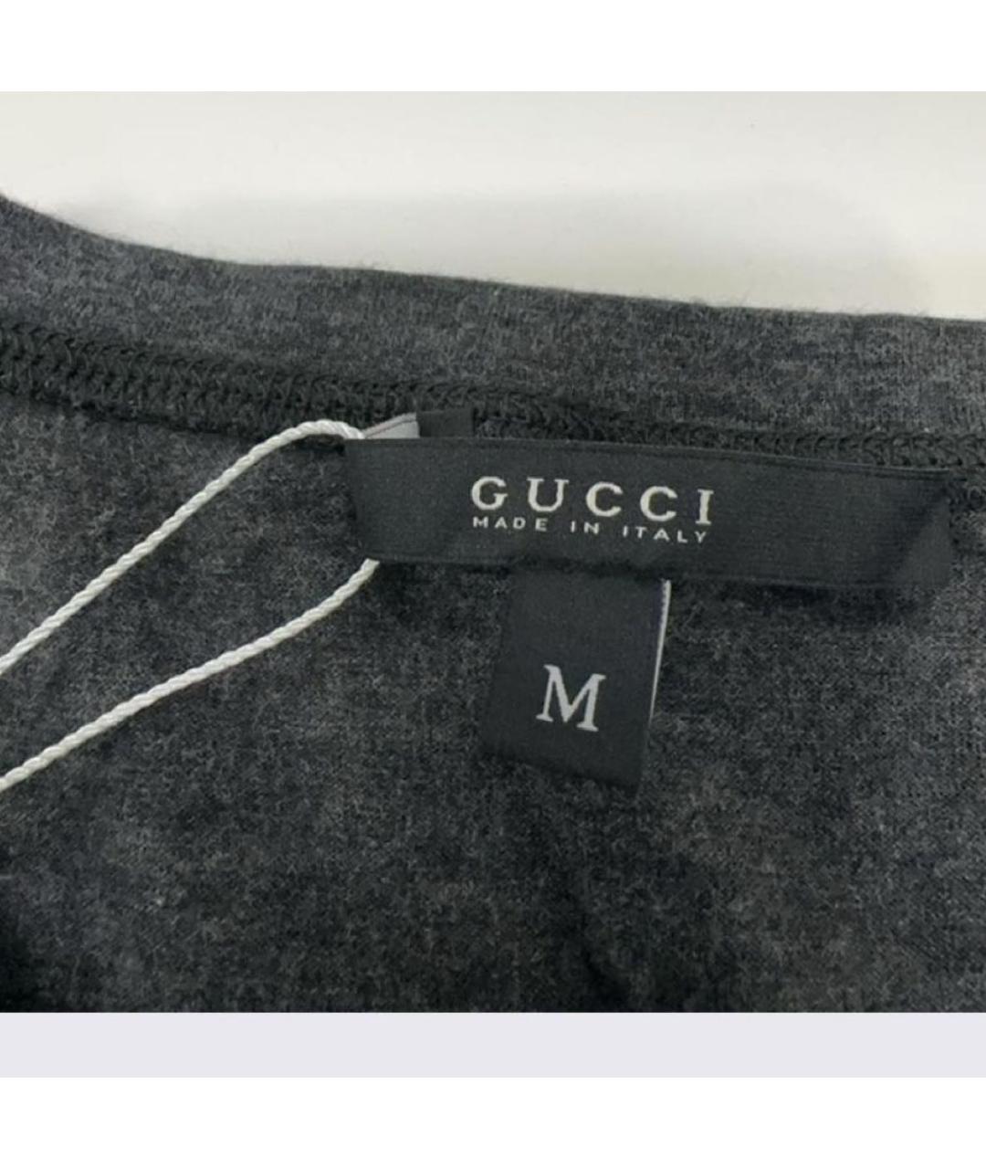 GUCCI Черная футболка, фото 4
