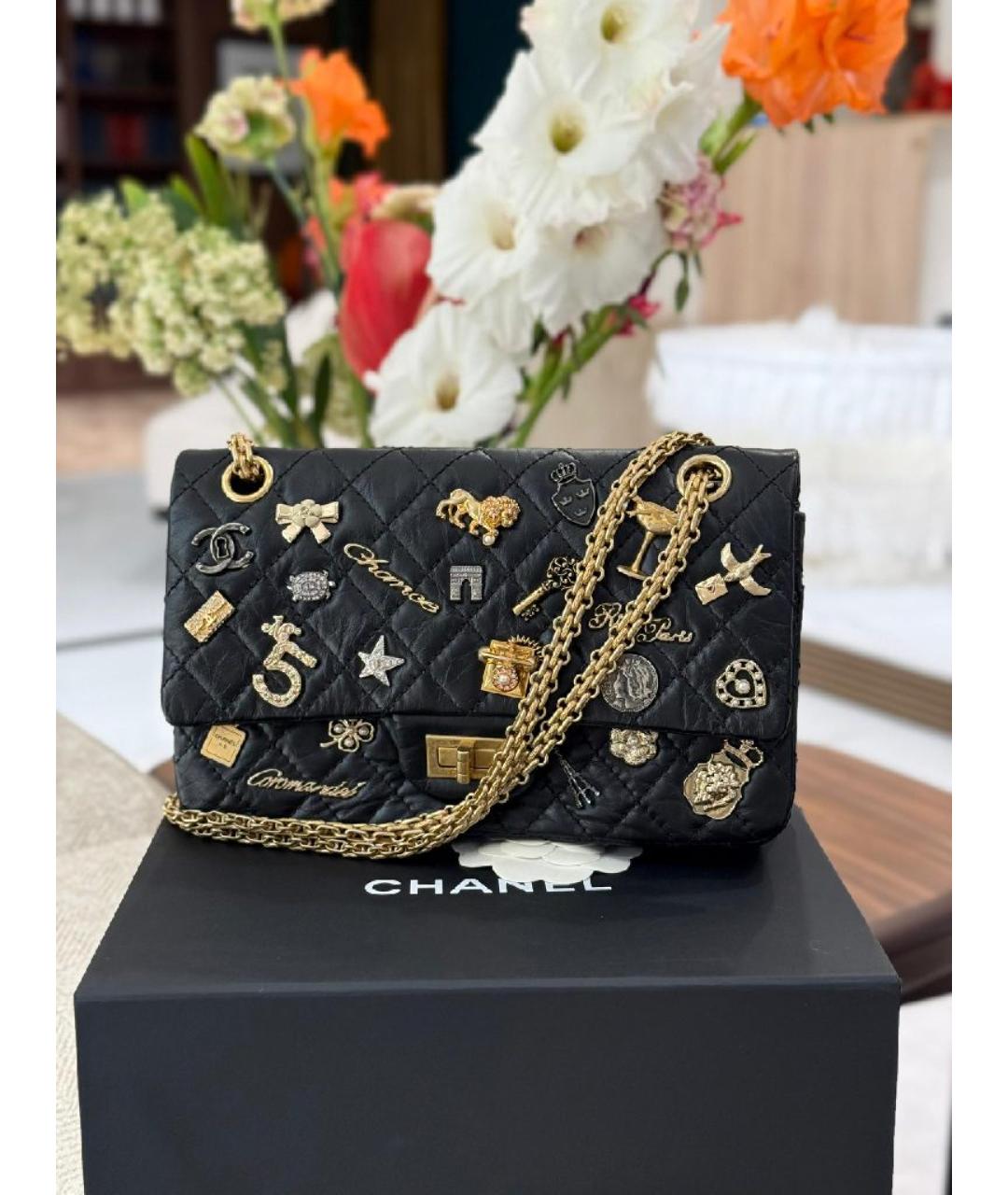 CHANEL Черная сумка через плечо, фото 10