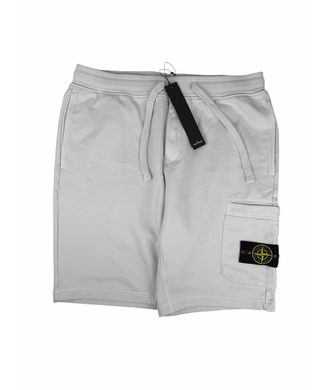 STONE ISLAND Серые хлопковые шорты, фото 1