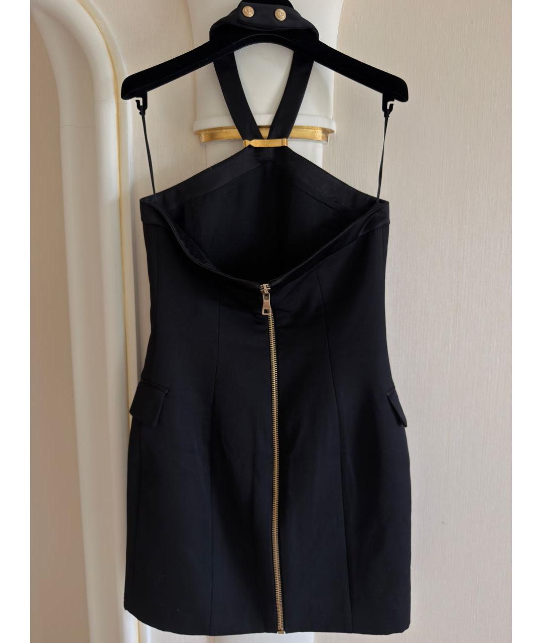 BALMAIN Черное шерстяное платье, фото 4