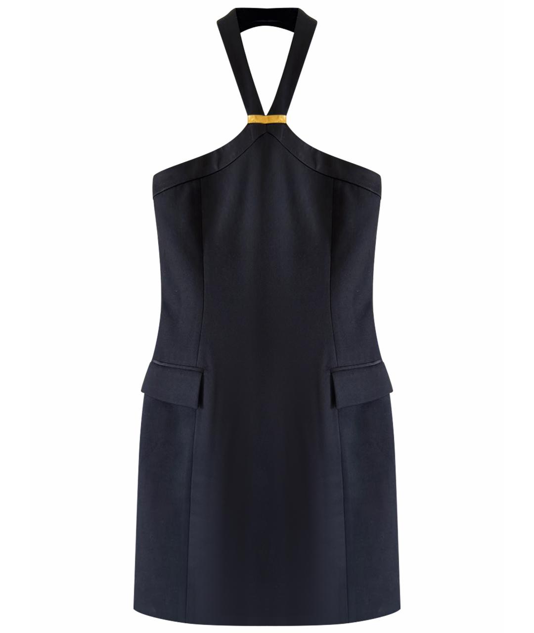BALMAIN Черное шерстяное платье, фото 1