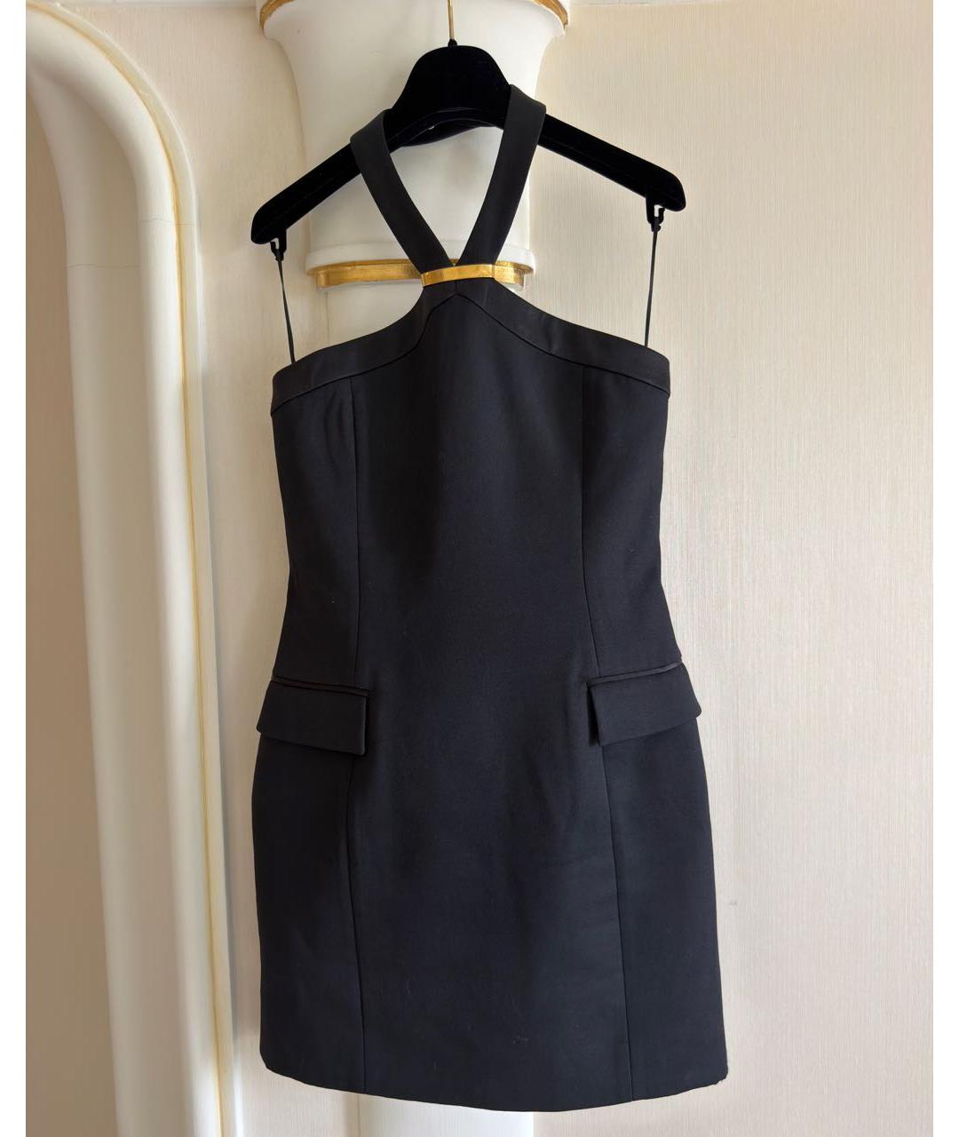 BALMAIN Черное шерстяное платье, фото 9