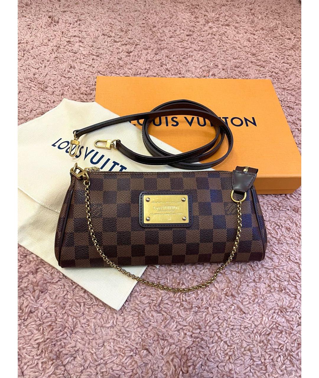 LOUIS VUITTON Коричневая сумка через плечо, фото 2