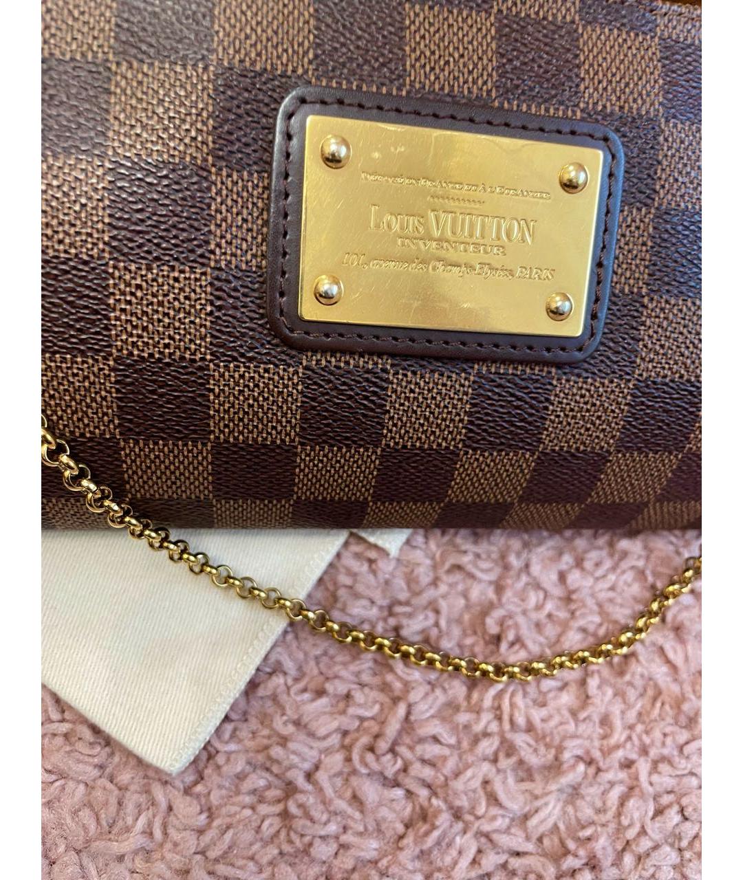 LOUIS VUITTON Коричневая сумка через плечо, фото 3