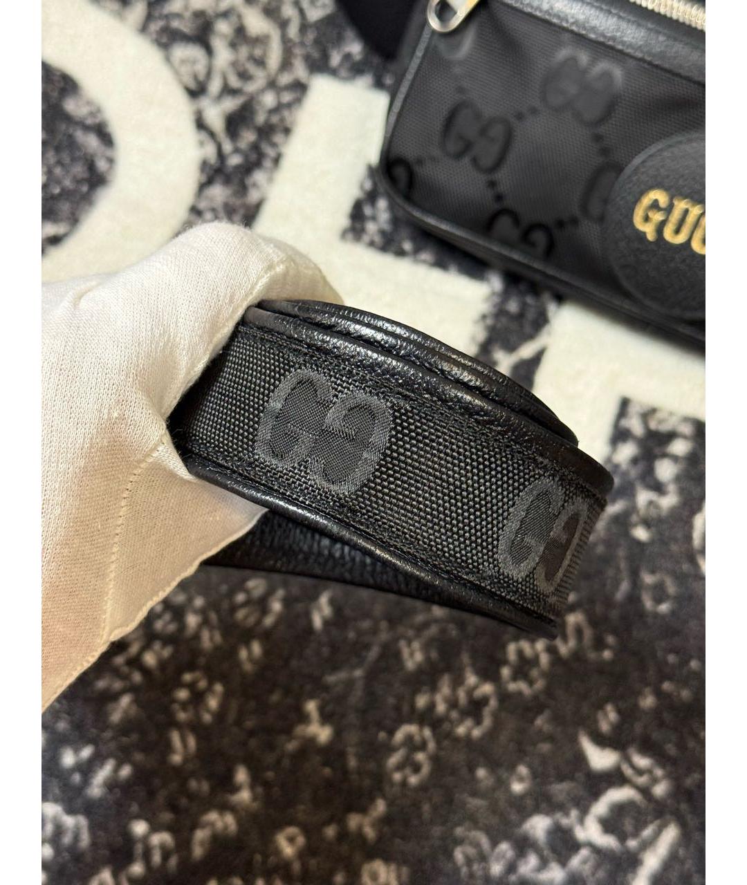 GUCCI Черный кожаный ремень, фото 8