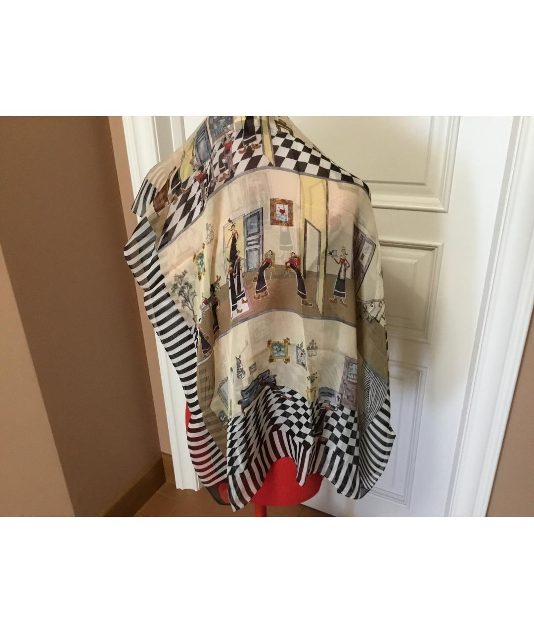 MOSCHINO Шелковый шарф, фото 4