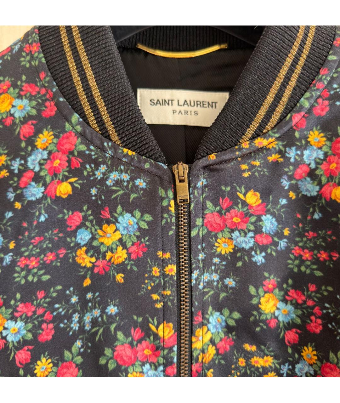 SAINT LAURENT Мульти вискозная куртка, фото 3