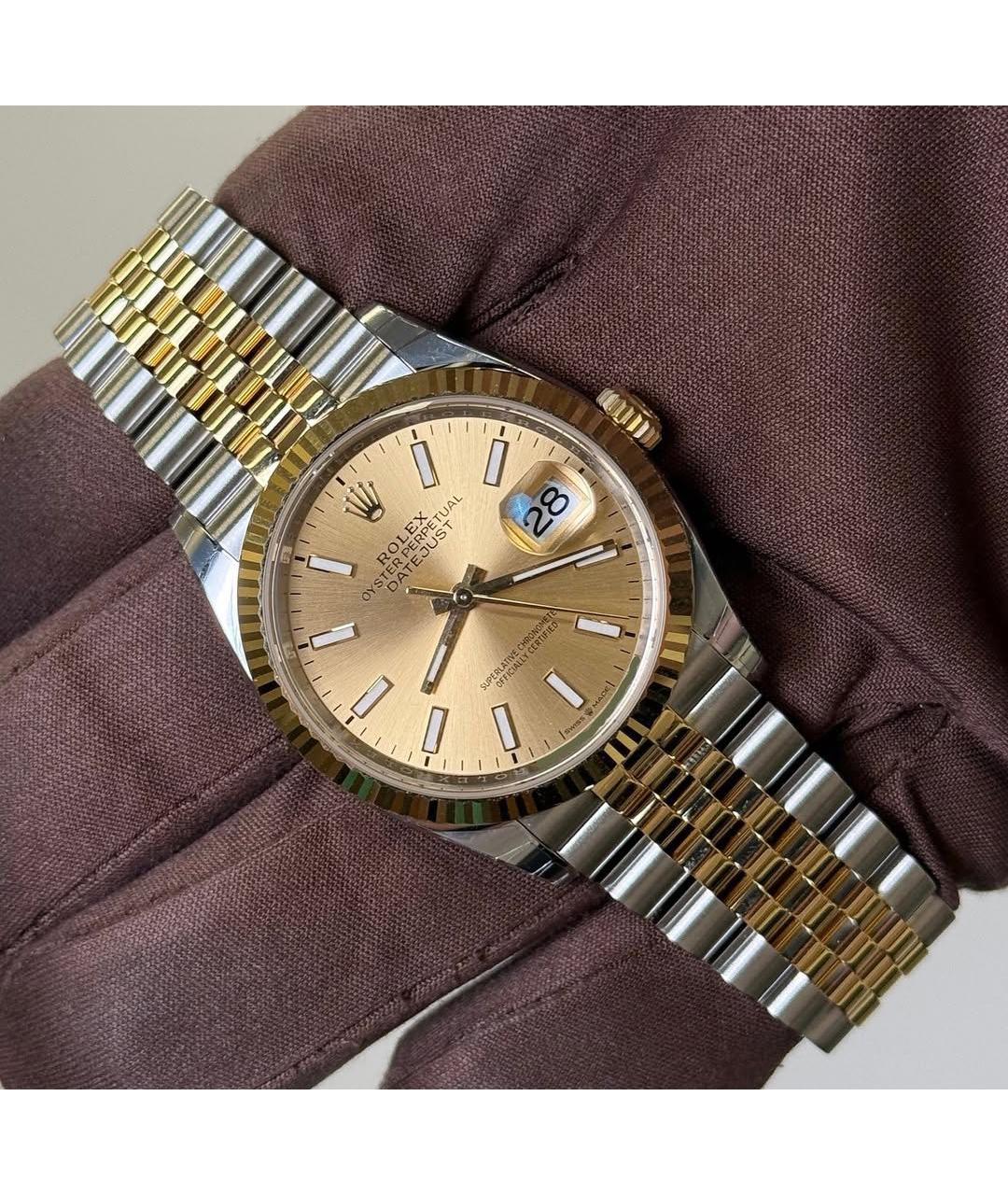 ROLEX Золотые часы из желтого золота, фото 2