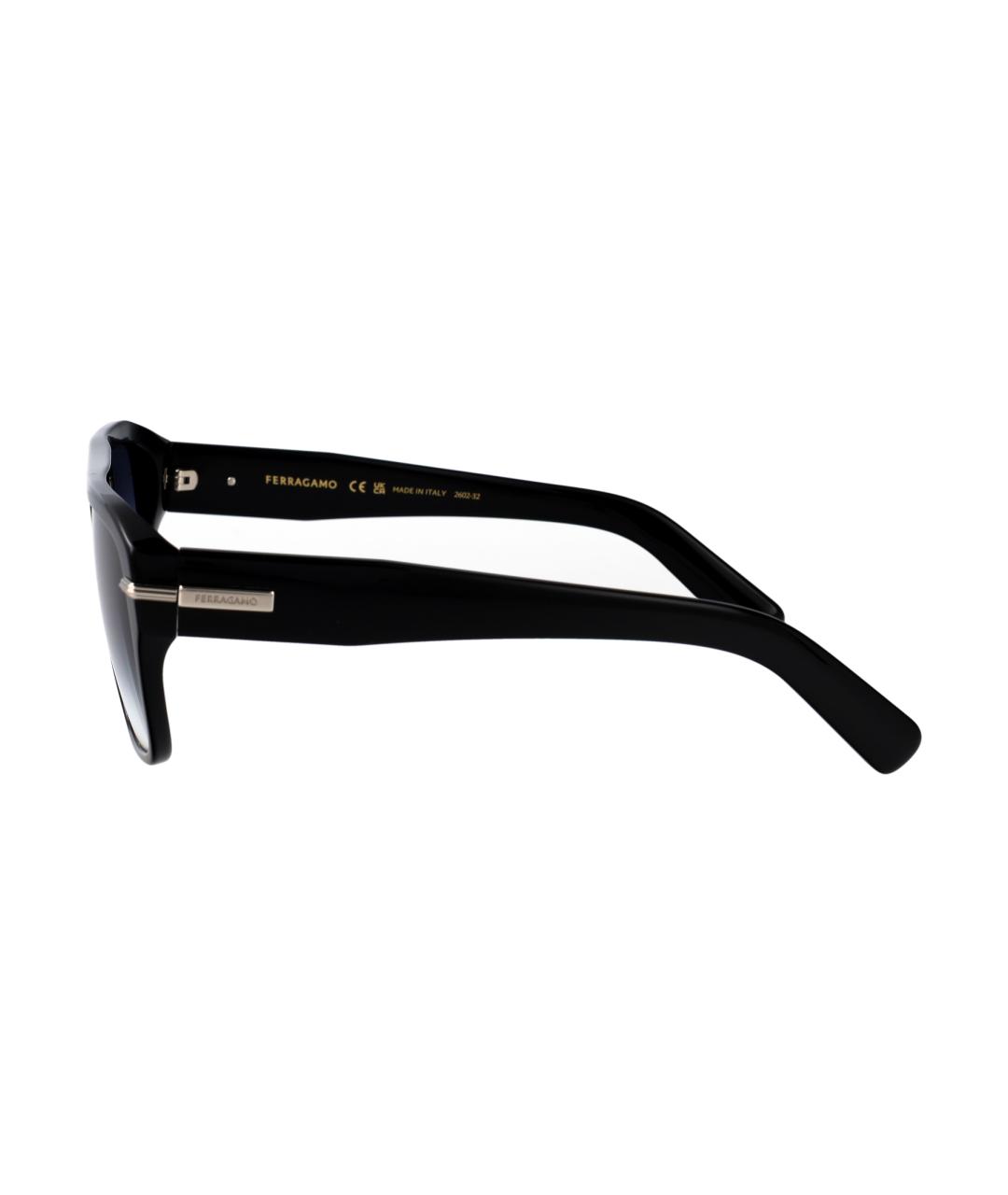 FERRAGAMO Черные солнцезащитные очки, фото 3