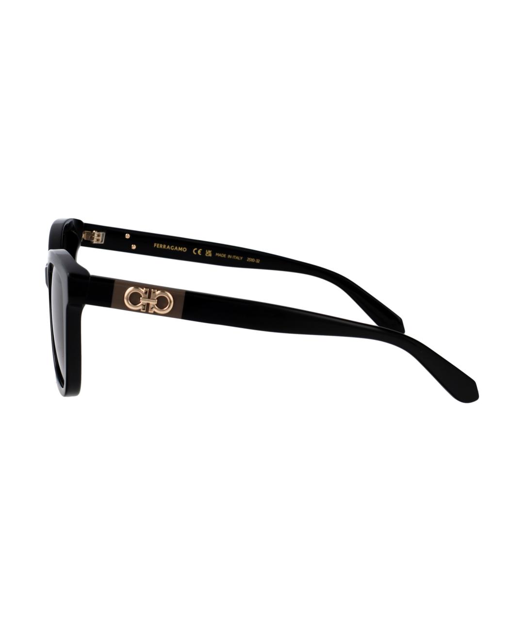 FERRAGAMO Черные солнцезащитные очки, фото 3