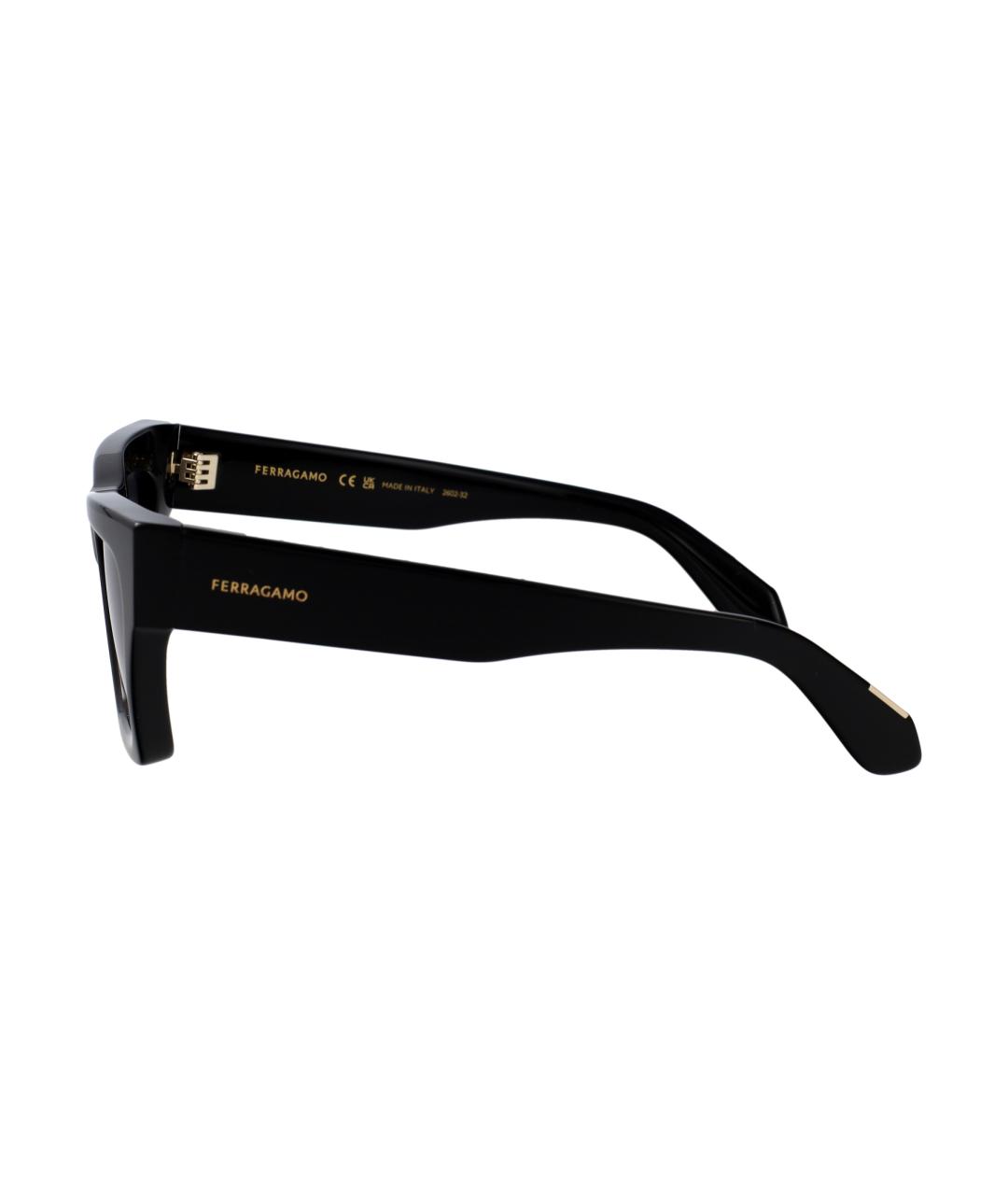 FERRAGAMO Черные солнцезащитные очки, фото 3