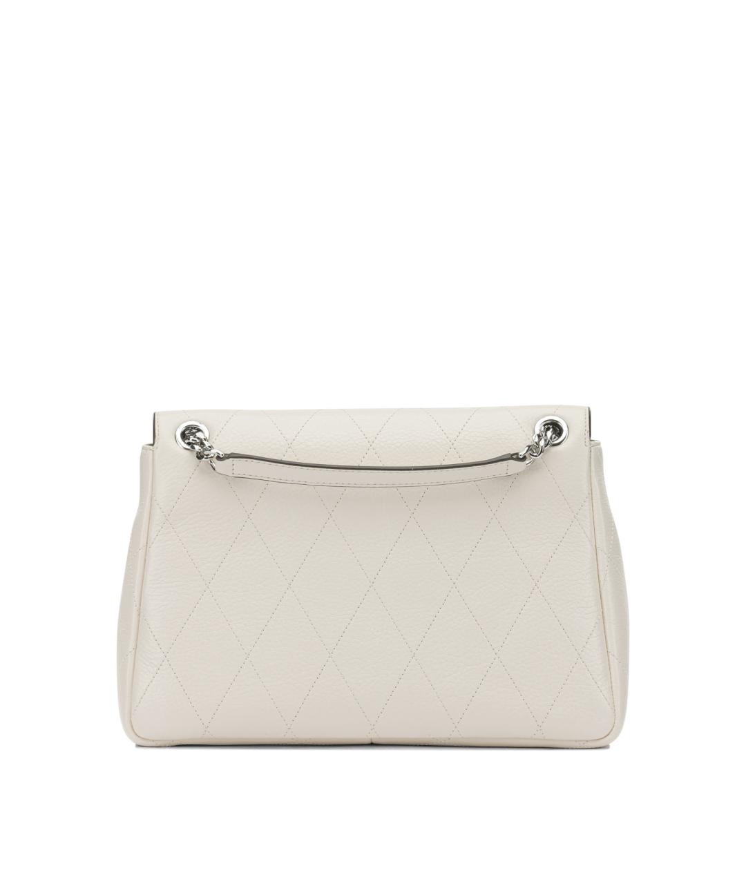 TORY BURCH Белая кожаная сумка через плечо, фото 3