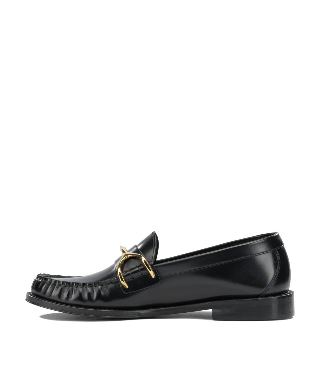 ALEXANDER MCQUEEN Черные кожаные лоферы, фото 3