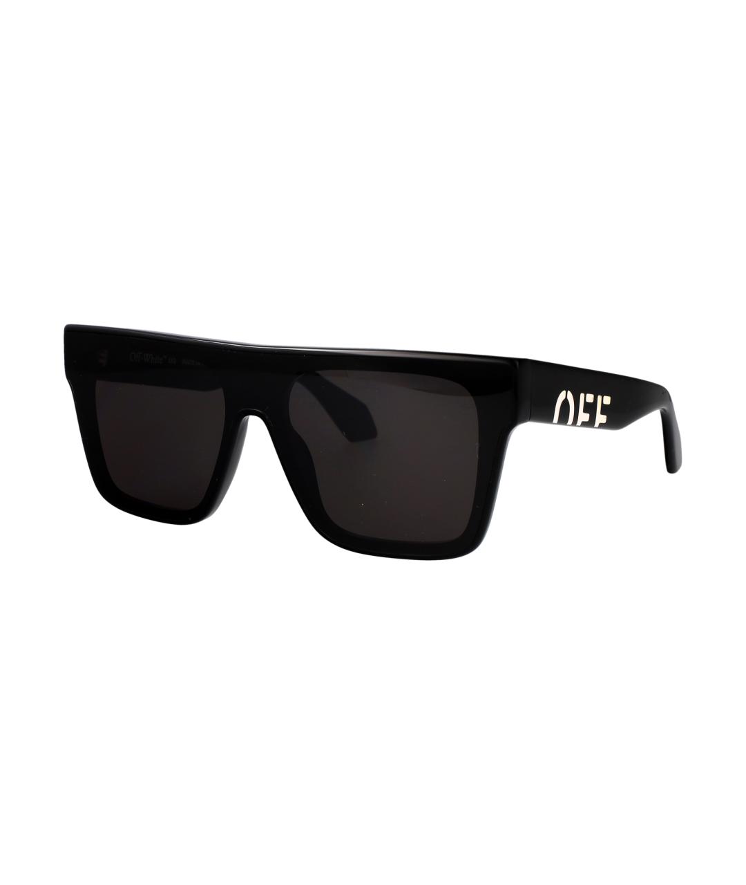 OFF-WHITE Черные пластиковые солнцезащитные очки, фото 2