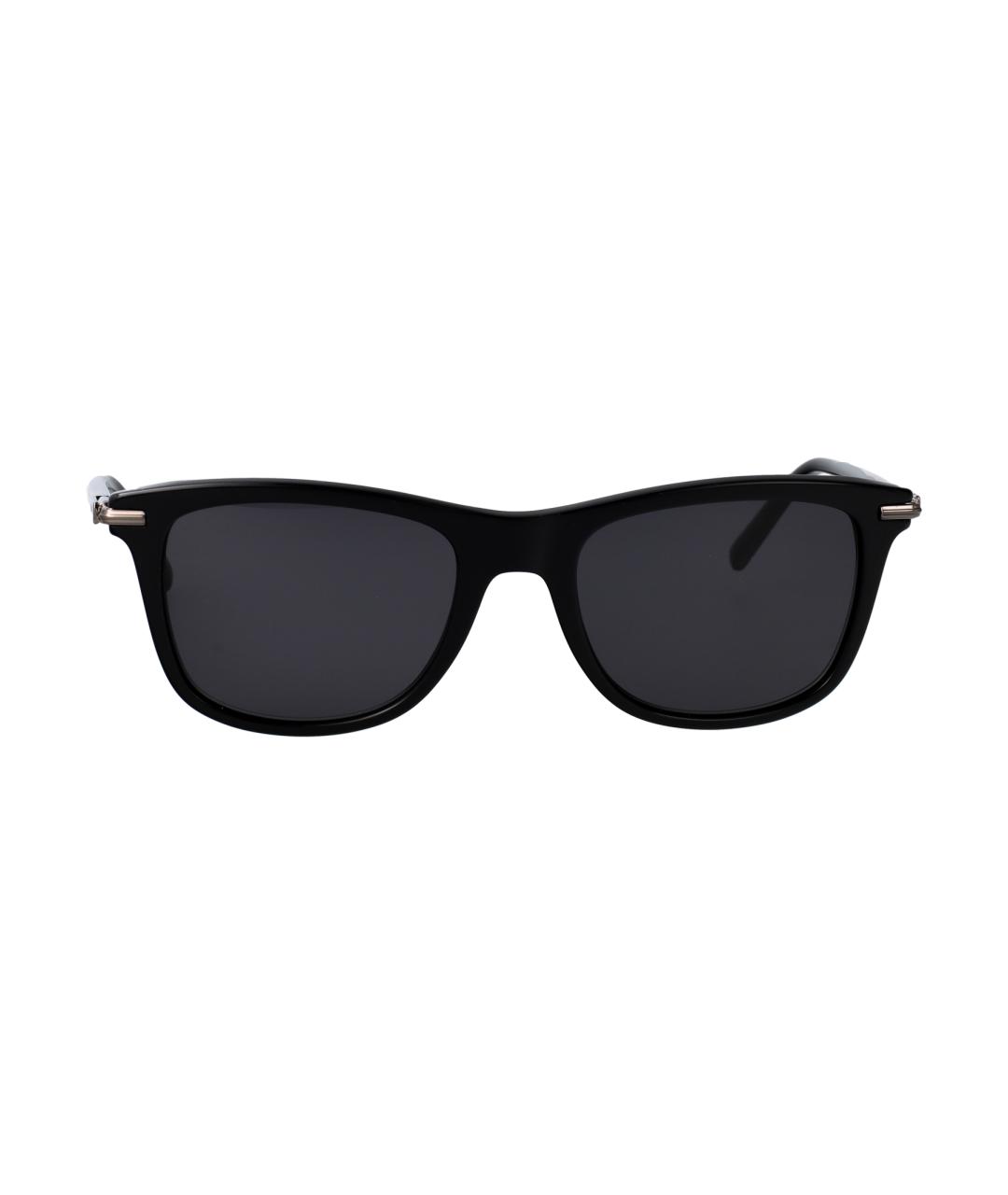 FERRAGAMO Черные пластиковые солнцезащитные очки, фото 1