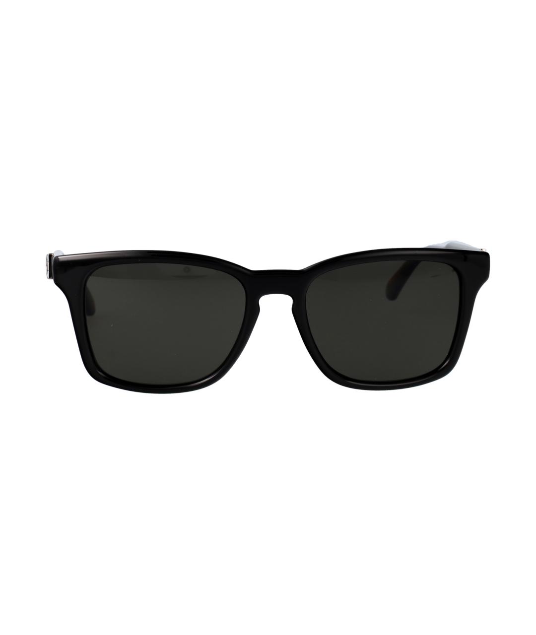 FERRAGAMO Черные пластиковые солнцезащитные очки, фото 1