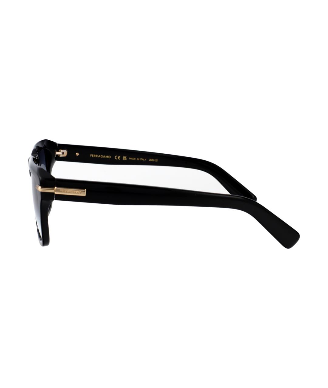 FERRAGAMO Черные солнцезащитные очки, фото 3