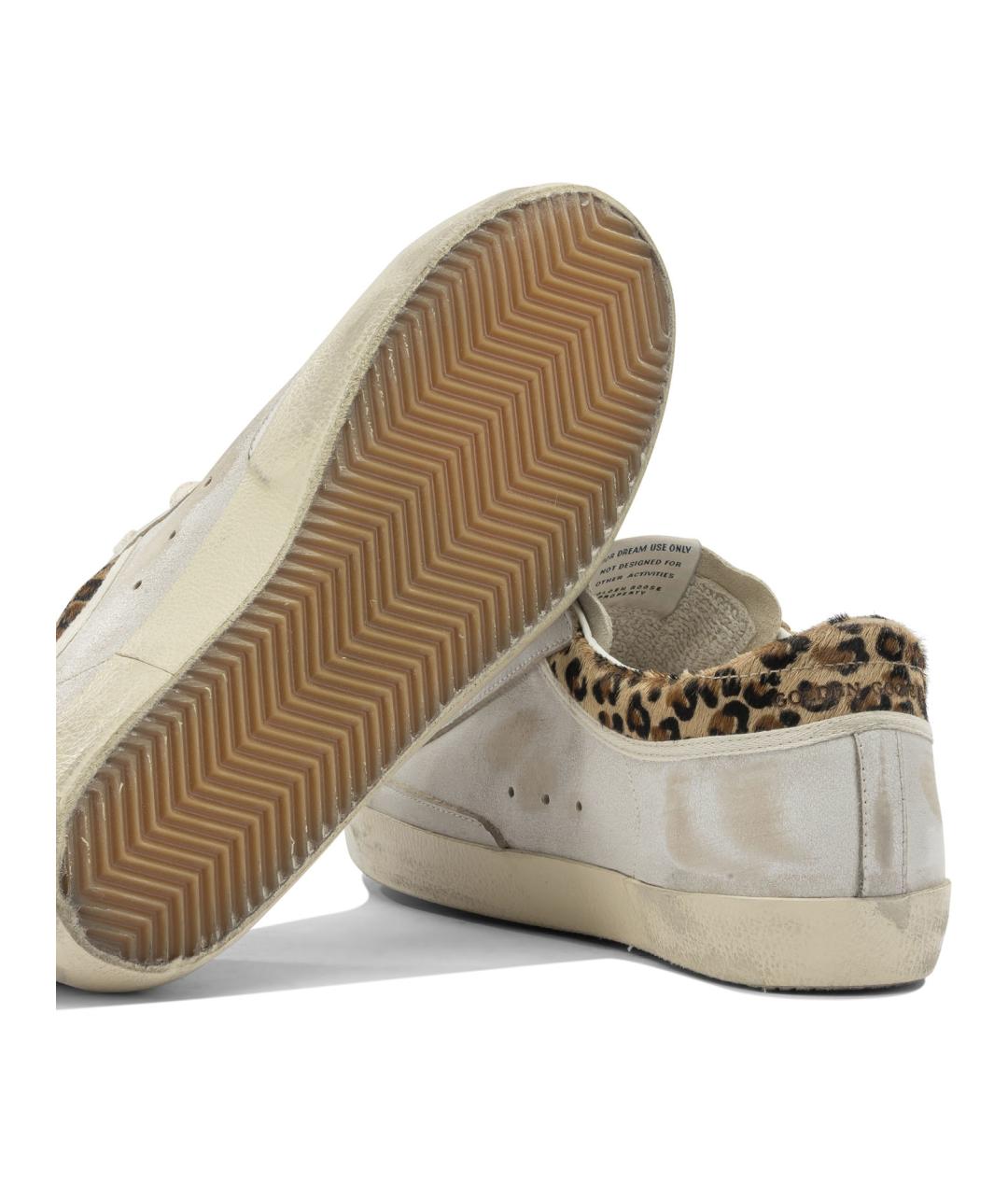 GOLDEN GOOSE Белые кожаные кроссовки, фото 5