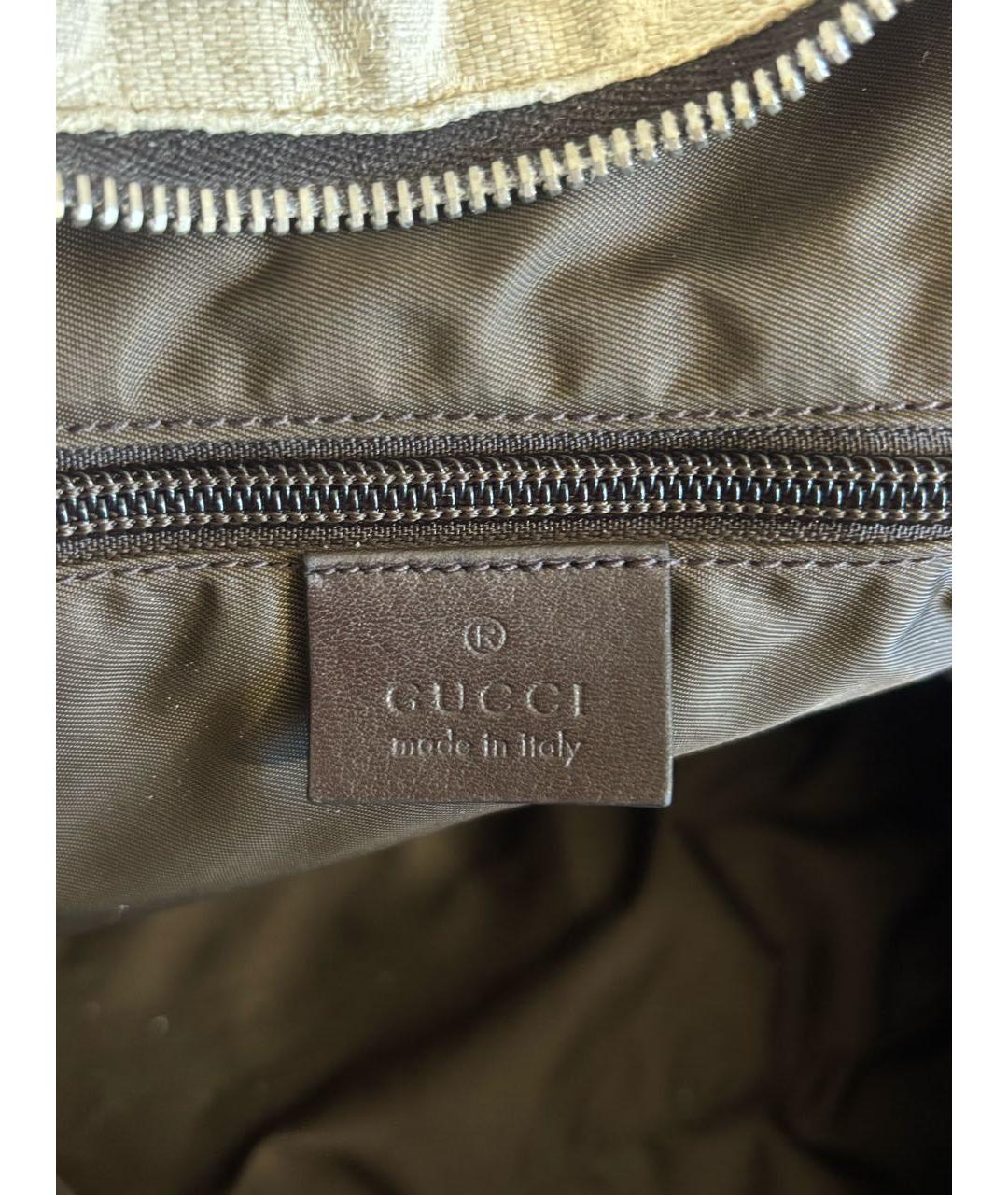 GUCCI Бежевая сумка тоут, фото 5