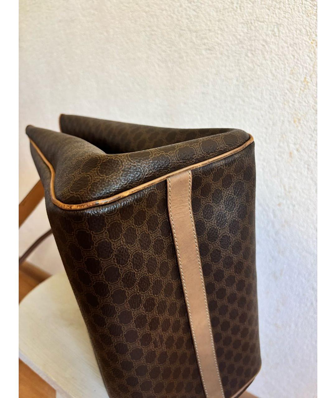 CELINE Коричневая сумка тоут, фото 5