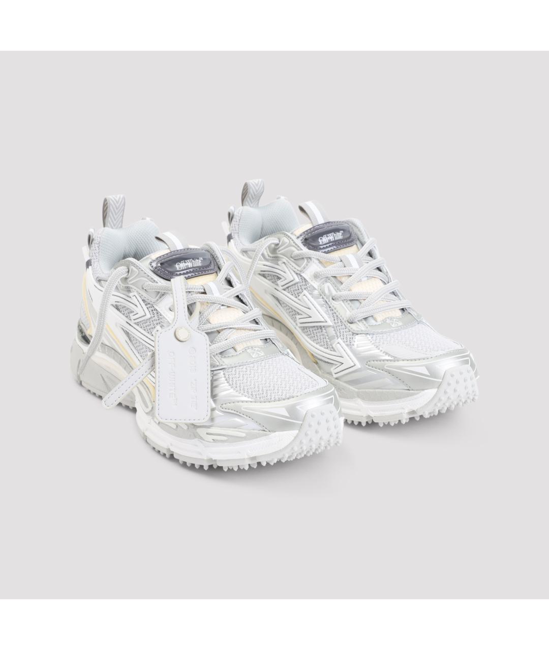 OFF-WHITE Серые синтетические кроссовки, фото 4