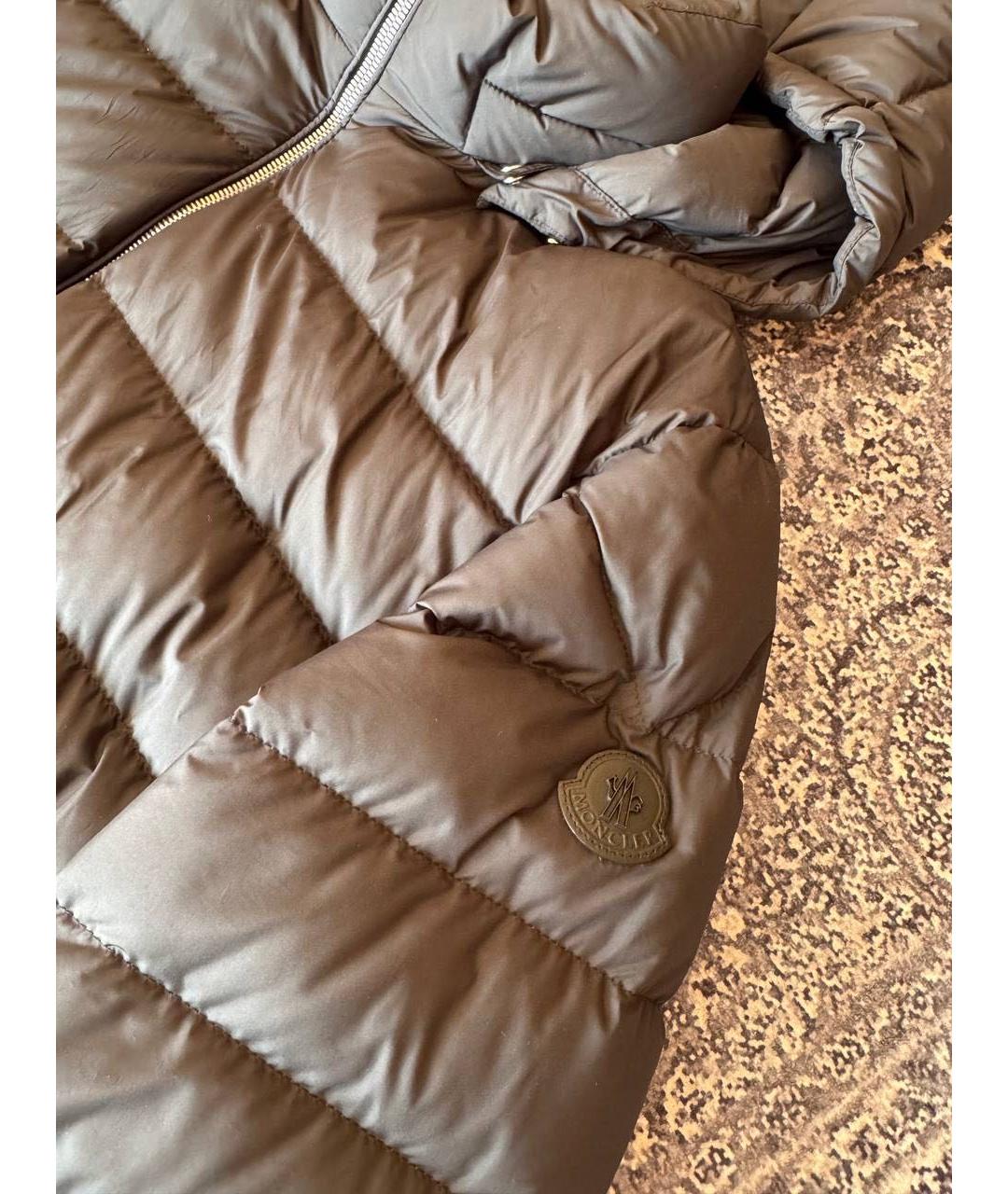 MONCLER Черная полиамидовая куртка, фото 5