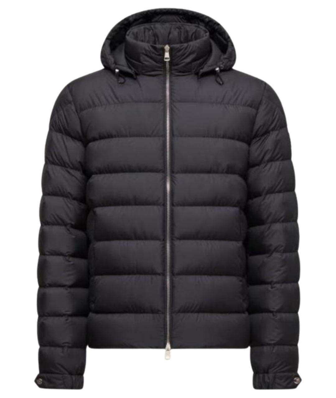 MONCLER Черная полиамидовая куртка, фото 1