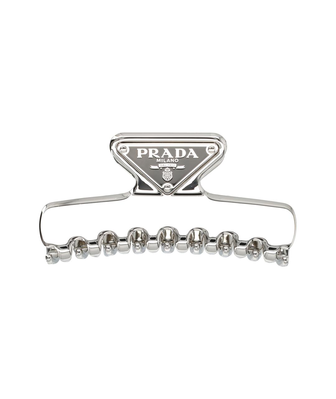 PRADA Серебряная заколка, фото 2