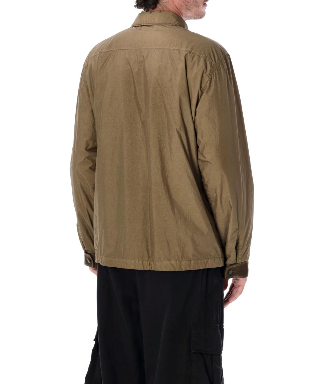 STONE ISLAND Хаки полиамидовая куртка, фото 2