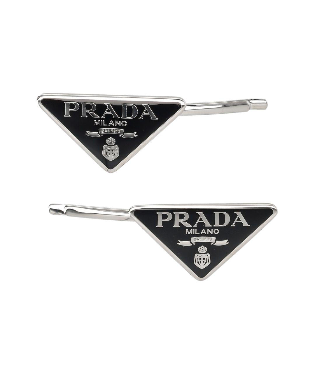 PRADA Черная заколка, фото 1
