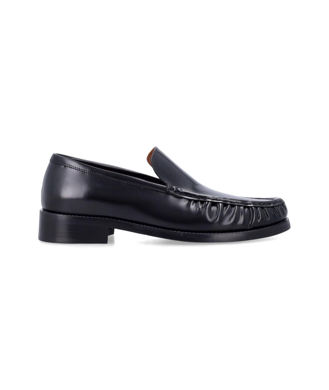 ACNE STUDIOS Черные кожаные лоферы, фото 1