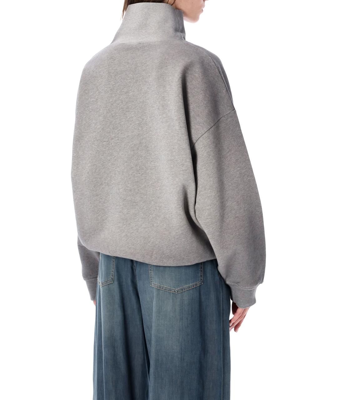 ACNE STUDIOS Серый хлопковый джемпер / свитер, фото 2
