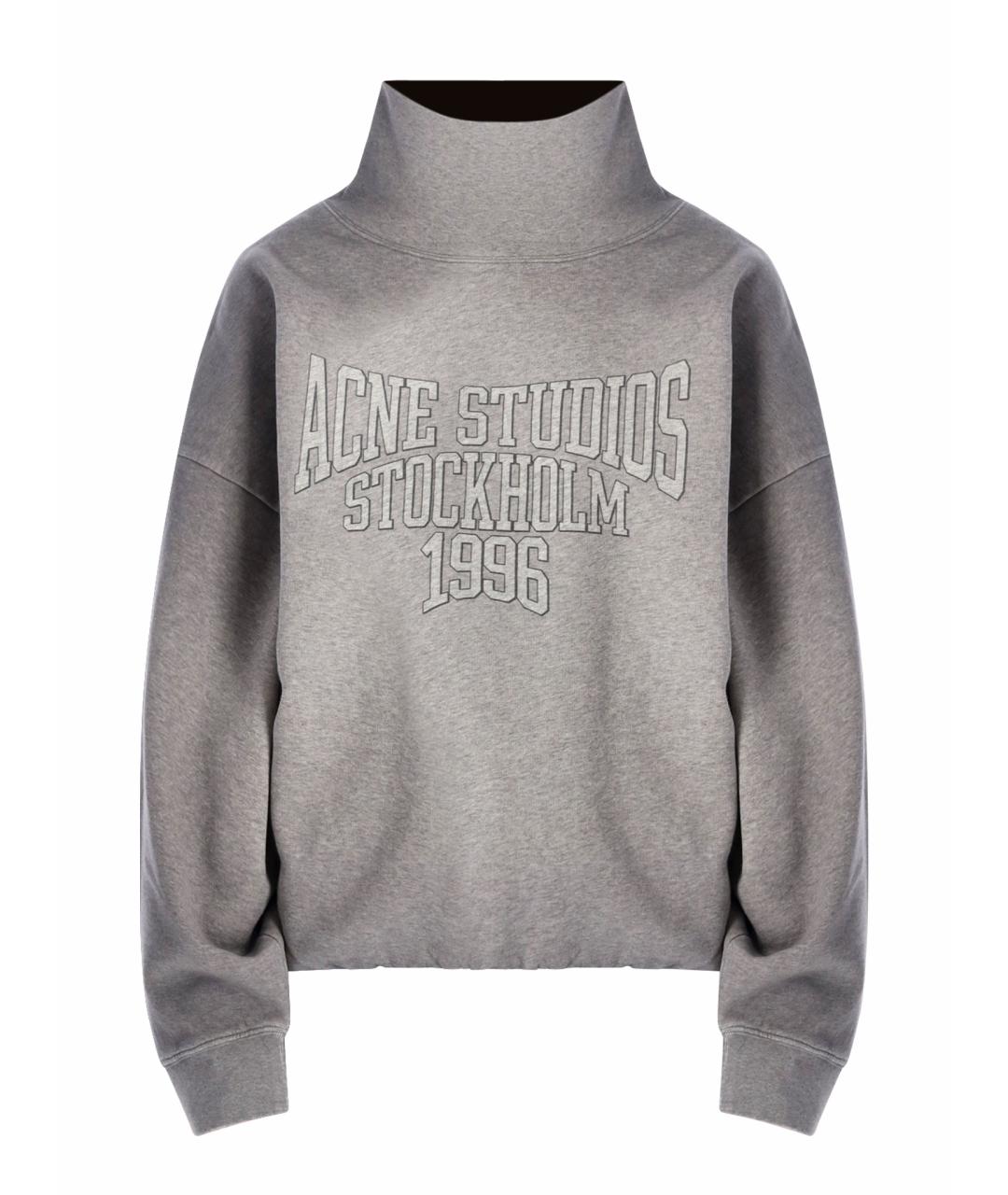 ACNE STUDIOS Серый хлопковый джемпер / свитер, фото 1