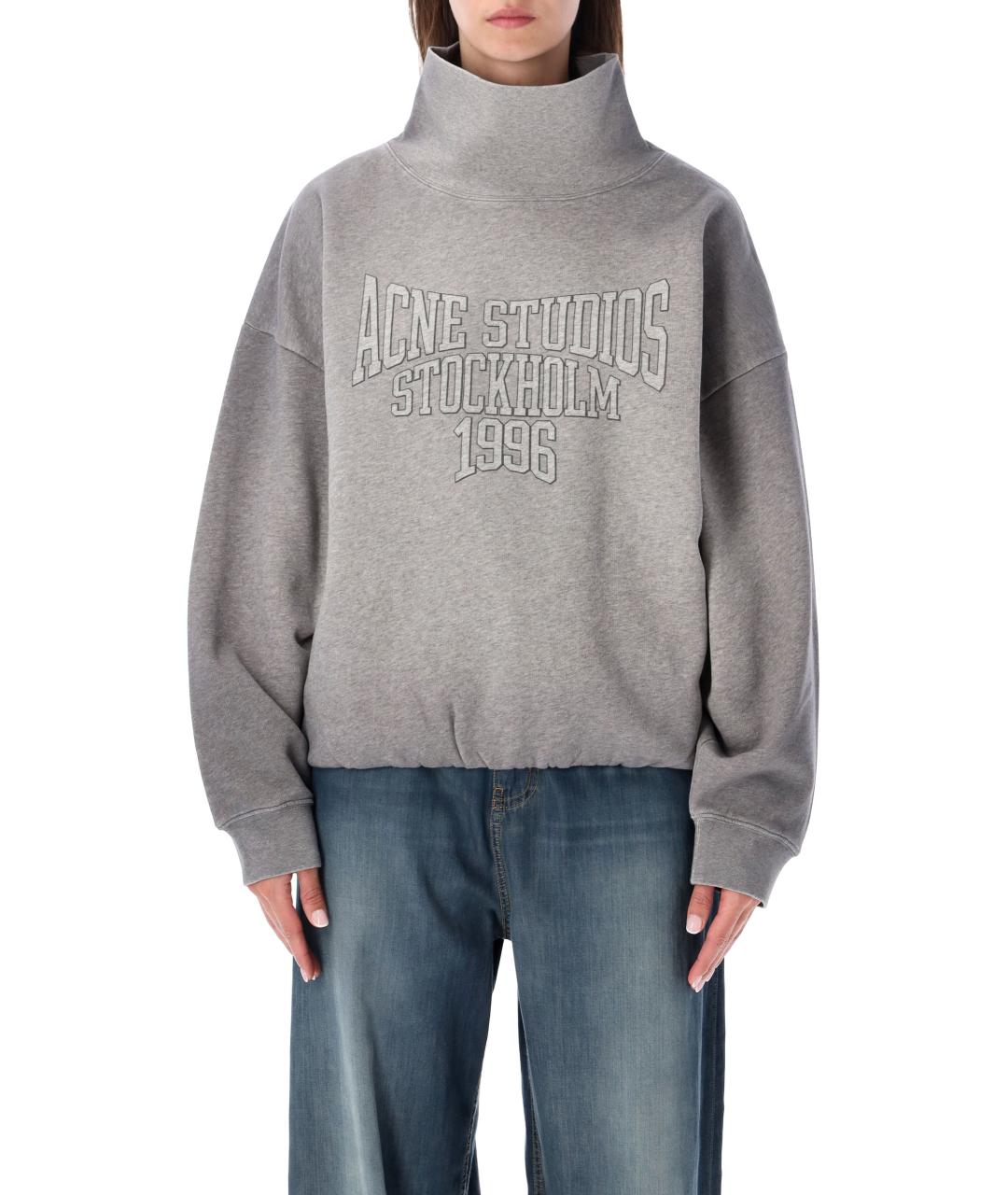 ACNE STUDIOS Серый хлопковый джемпер / свитер, фото 4