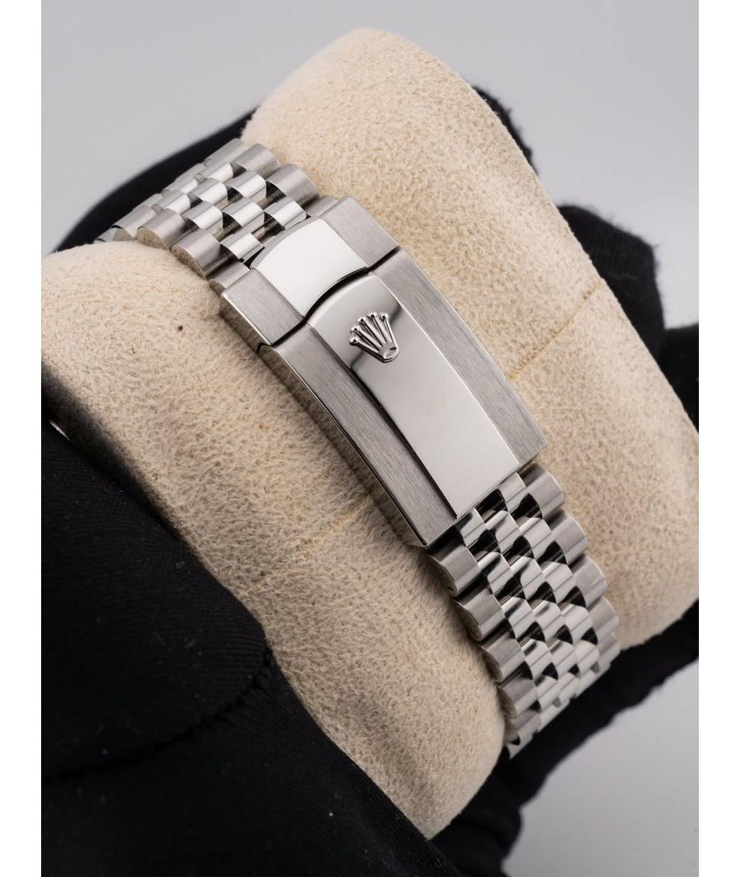 ROLEX Зеленые часы из белого золота, фото 3